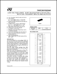 74VCXH162244TTR Datasheet