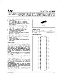 74VCXH162374TTR Datasheet