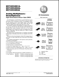 MC74HC4052AFR1 Datasheet