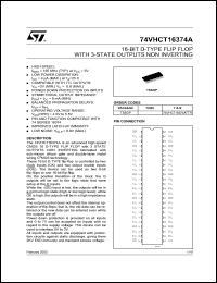 74VHCT16374ATTR Datasheet