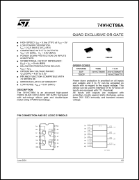 74VHCT86AMTR Datasheet