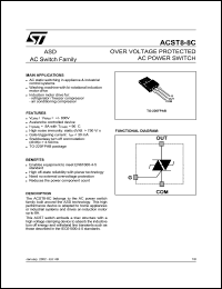 ACST8-8CFP Datasheet