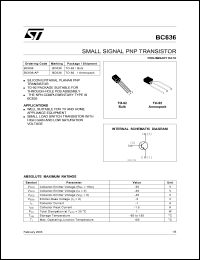 BC636 Datasheet