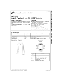 54FCT573MW8 Datasheet