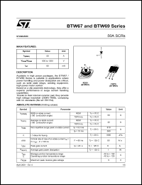 BTW67-1200 Datasheet