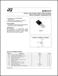 BUW12AW Datasheet