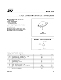 BUX348 Datasheet