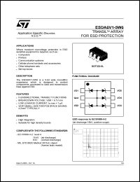 ESDA6V1P6 Datasheet