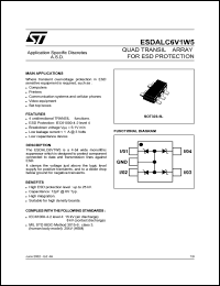 ESDALC6V1W5 Datasheet