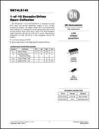 SN74LS147DR2 Datasheet