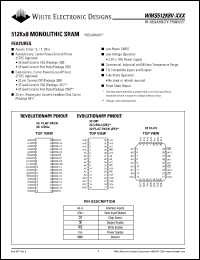 WMS512K8V-15CLIA Datasheet