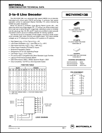 MC74VHC138DTEL Datasheet