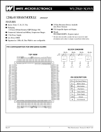 WS128K48-20G4WI Datasheet