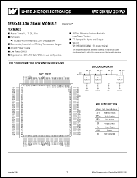 WS128K48V-17G4WI Datasheet