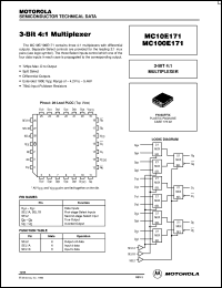 MC100E171FNR2 Datasheet