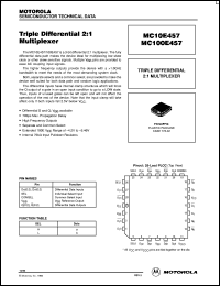 MC100E457FNR2 Datasheet