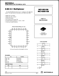 MC10E158FNR2 Datasheet