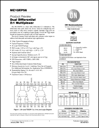 MC10EP56DTR2 Datasheet