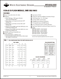 WF512K32F-90H1M5A Datasheet