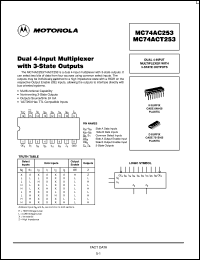 MC74ACT257MEL Datasheet