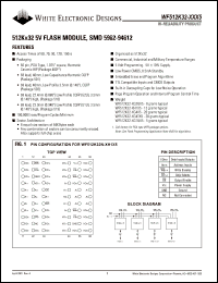 WF512K32F-90G4TM5 Datasheet
