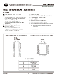 WMF128K8-60CQ5 Datasheet