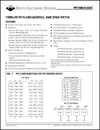 WF128K32N-50H1C5A Datasheet