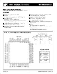 WF128K64-90G4WM5 Datasheet