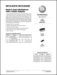 SN74LS258BML2 Datasheet