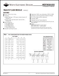 WEDF1M32B-90G2TC5 Datasheet