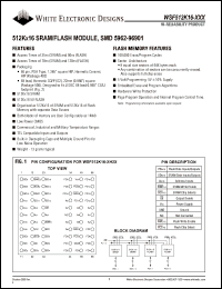 WSF512K16-729G2MA Datasheet