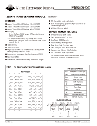 WSE128K16-73H1CA Datasheet