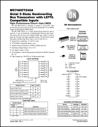 MC74HCT245ADWR2 Datasheet