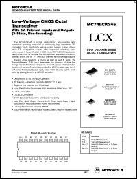 MC74LCX245SDR2 Datasheet