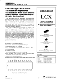 MC74LCX652DTR2 Datasheet