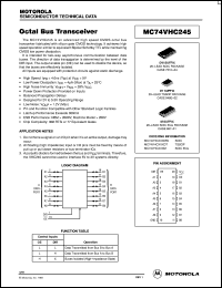 MC74VHC245DWR2 Datasheet