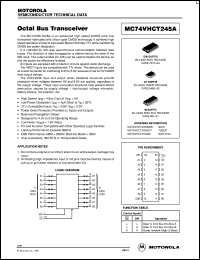 MC74VHCT245AMEL Datasheet