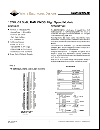 EDI8F321024C15MZC Datasheet
