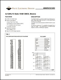 EDI9F416128C85BNC Datasheet