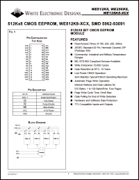 WE128K8-150CC Datasheet