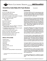 WED7GXXXATA33 Datasheet