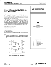 MC100LVELT23DR2 Datasheet