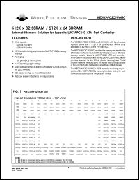 WED9LAPC2C16V4BI Datasheet