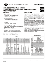WED9LC6816V1610BI Datasheet