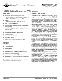 WEDPN16M64VR-100BM Datasheet