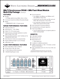 WEDPNF8M721V-1210BI Datasheet