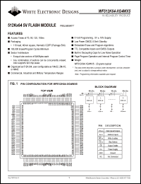 WF512K64-90G4WC5 Datasheet