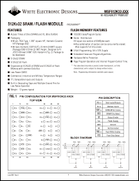 WSF512K32-27G2TC Datasheet
