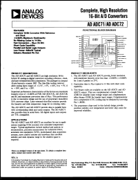 ADADC72JD Datasheet