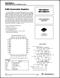 MC100E241FNR2 Datasheet